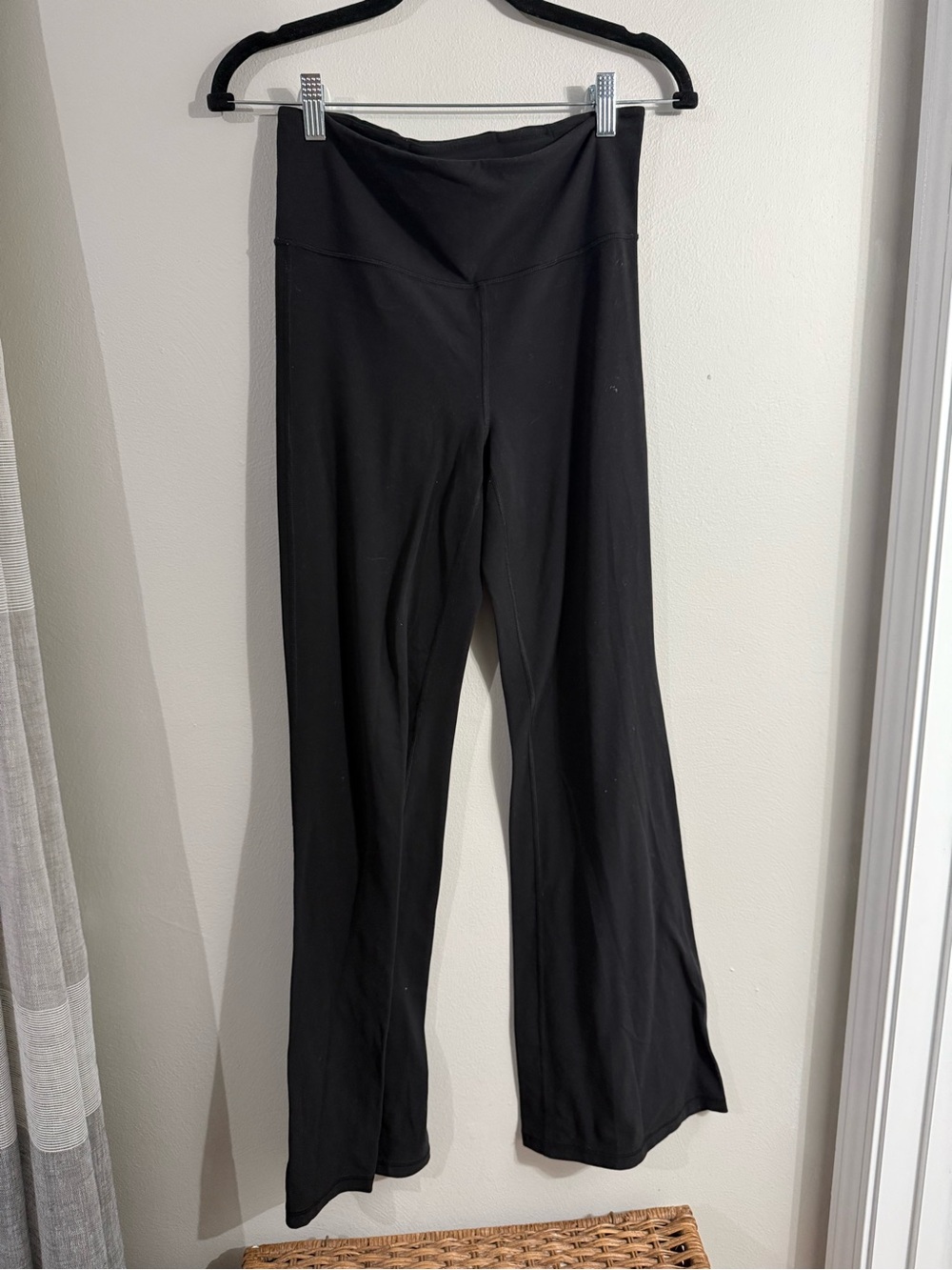 Athleta Black flare-Leg Active Pants